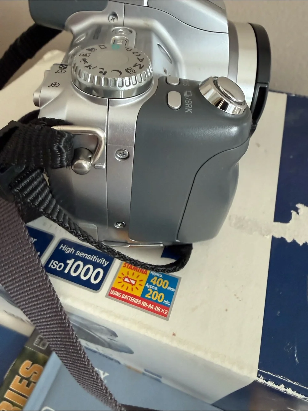 Sony Cyber-shot DSC-H2 Digital Camera in Silver and Black